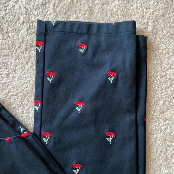 St.John Sport Wild Cherry Navy Pants - Picture 3 of 10